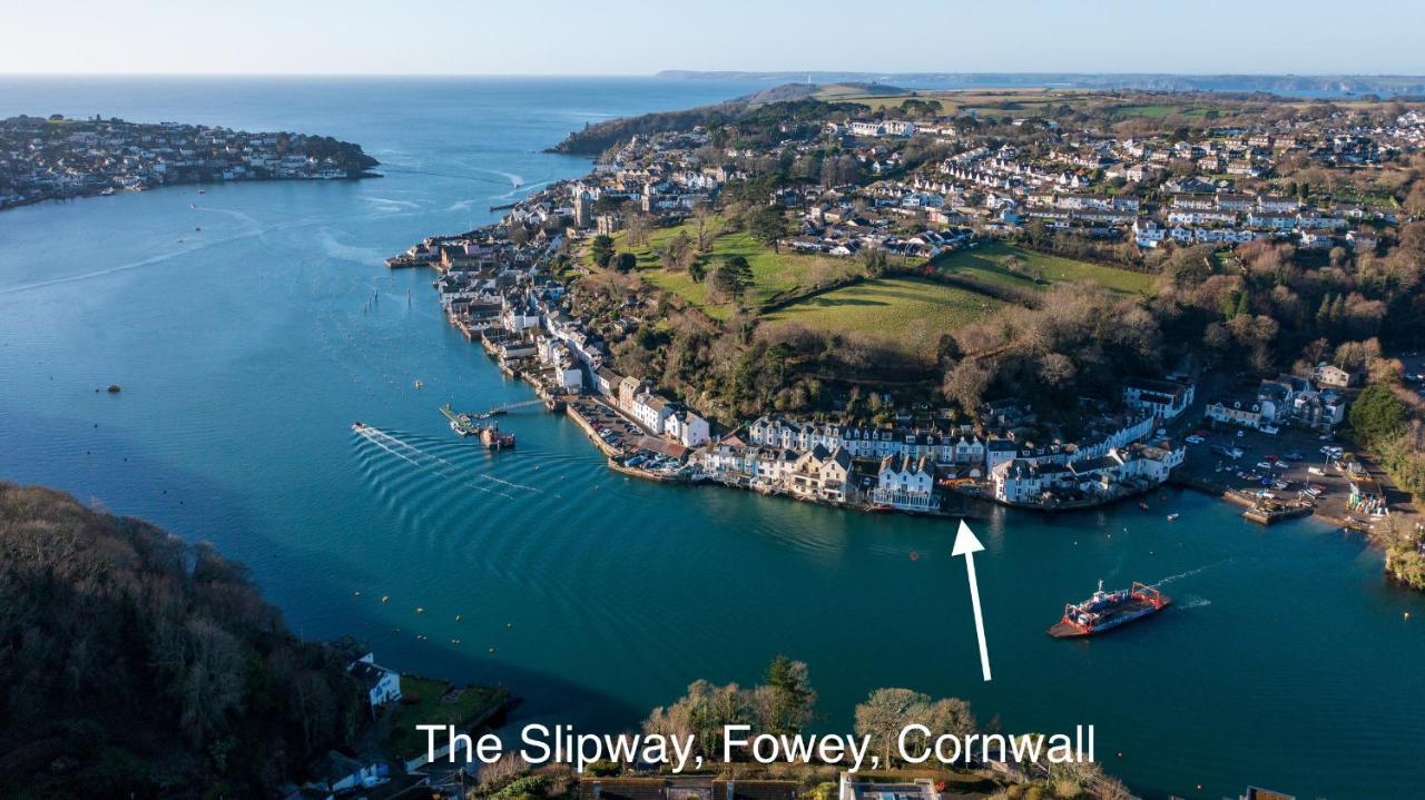 Villa The Slipway Fowey Harbour Parking 1 Min & Garden Exterior foto